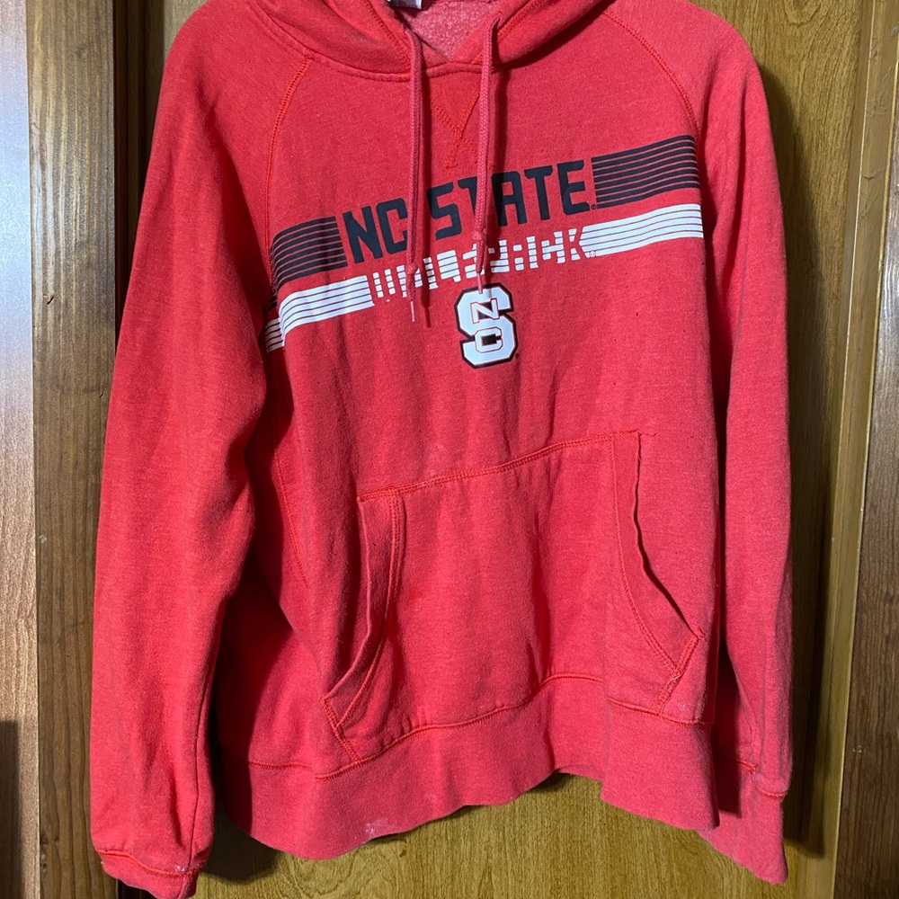Rivalry Threads Red NC State Men's Hoodie